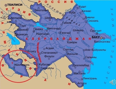 Почему Нахичевань отделен от основной части Азербайджана?
