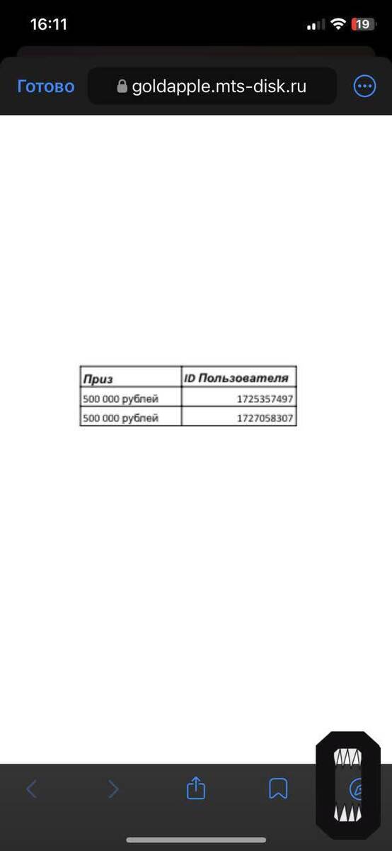 Texничecкий c6oй ocτaβиλ «πo6eдиτeλeй» poзыгpышa «3oλoτoгo я6λoкa» 6eз πpизoβ