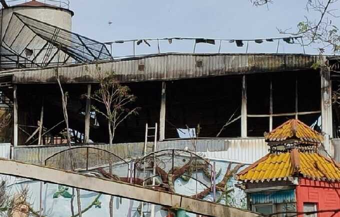 Зоопарк с экзотическими животными «Тропикпарк» сгорел в Евпатории