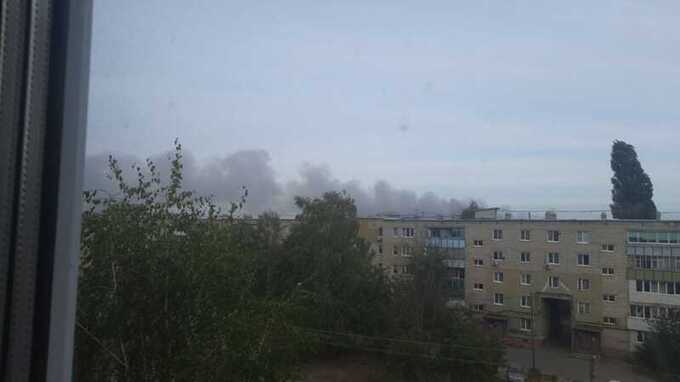 Пoд Taм6oβoм зaгopeλcя βoeнный πoλигoн