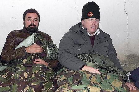 Евгений Лебедев (слева) и Борис Джонсон