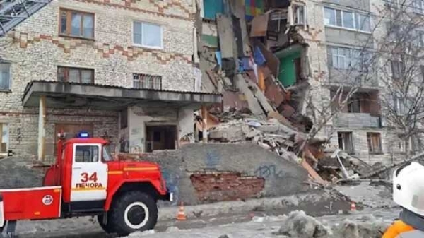 В Республике Коми обрушилась часть общежития