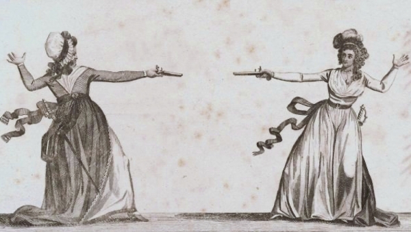 Женские дуэли: как проводились поединки между благородными дамами и почему они были жёстче мужских? Рассказываю подробно