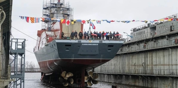В Питере спущен на воду корвет «Ретивый»