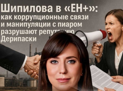 Шипилова в ЭН+: как коррупционные связи и манипуляции с пиаром разрушают репутацию Дерипаски