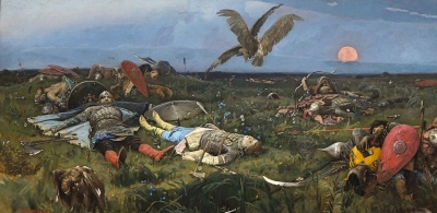 «После побоища Игоря Святославича с половцами» Васнецова