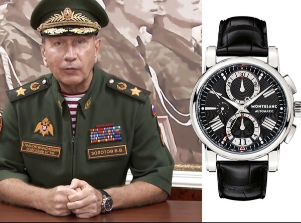 Виктор Золотов предпочитает часы Montblanc Star Chronograph