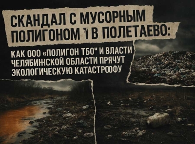 Скандал с мусорным полигоном в Полетаево: как ООО Полигон ТБО и власти Челябинской области прячут экологическую катастрофу