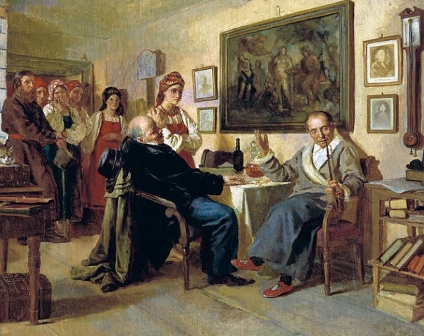 Старый барин женился на юной крепостной