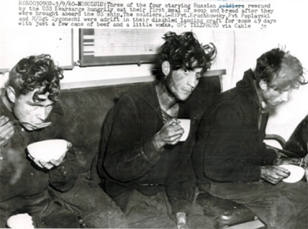 Баржа Т-36 ? героический дрейф солдат в океане