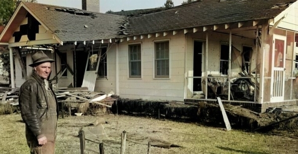 Только сели ужинать, как во дворе упала атомная бомба. Невероятная история фермера Уолтера Грегга