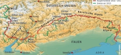 Война в Альпах: вот самое странное место Первой мировой войны