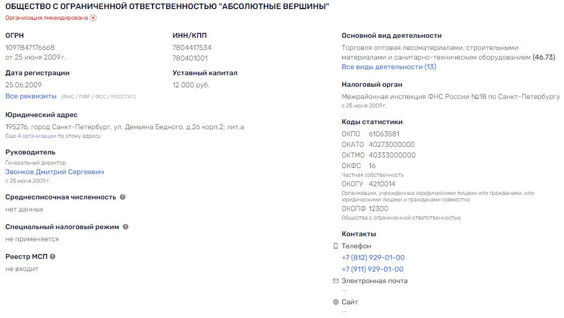 ОПС «Звонков» 