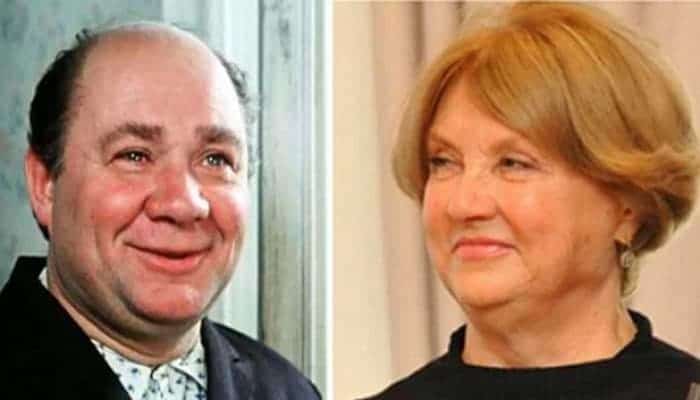 Евгений Леонов и его жена