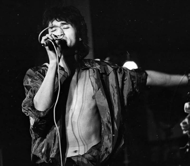 Виктор Цой на концерте в Москве