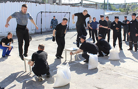 Спартакиада среди заключённых в ИК-6 Мелехово