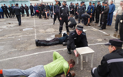 Спартакиада среди заключённых в ИК-6 Мелехово