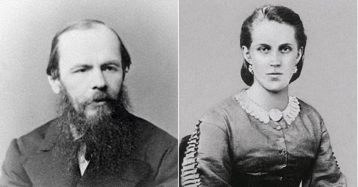 Федор Достоевский с Анной Сниткиной