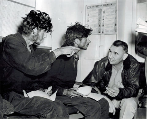 Фото спасенных солдат с Баржи «Т-36»